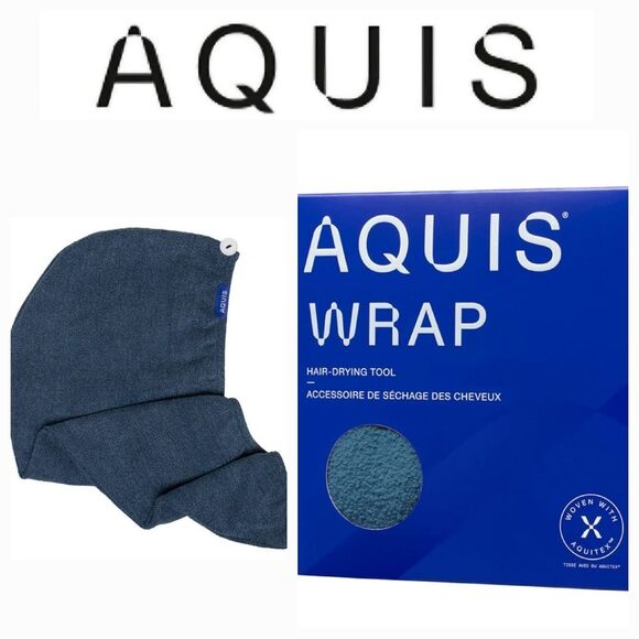 AQUIS Hair-Drying Wrap - Ocean - Picture 1 of 9